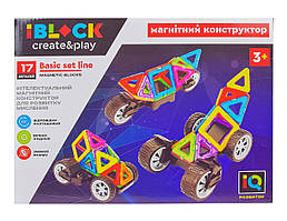 Магнітний конструктор IBLOCK 17 деталей PL-921-260