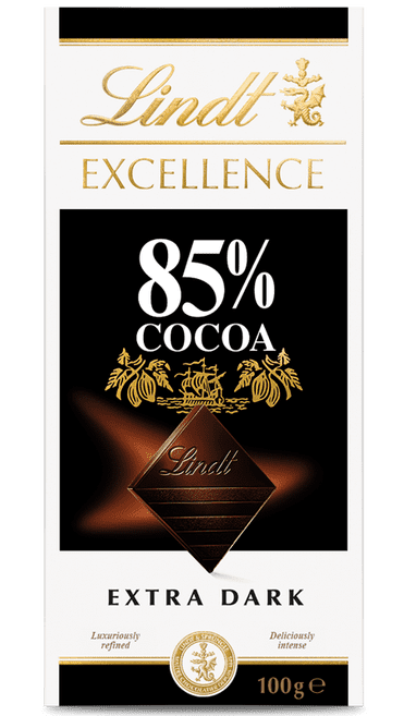 Шоколад чорний Lindt Excellence 85% Какао, 100 г