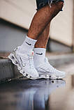 Чоловічі кросівки Nike Shox TL White Metallic Silver AV3595-100, фото 2