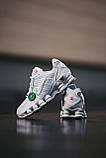 Чоловічі кросівки Nike Shox TL White Metallic Silver AV3595-100, фото 5