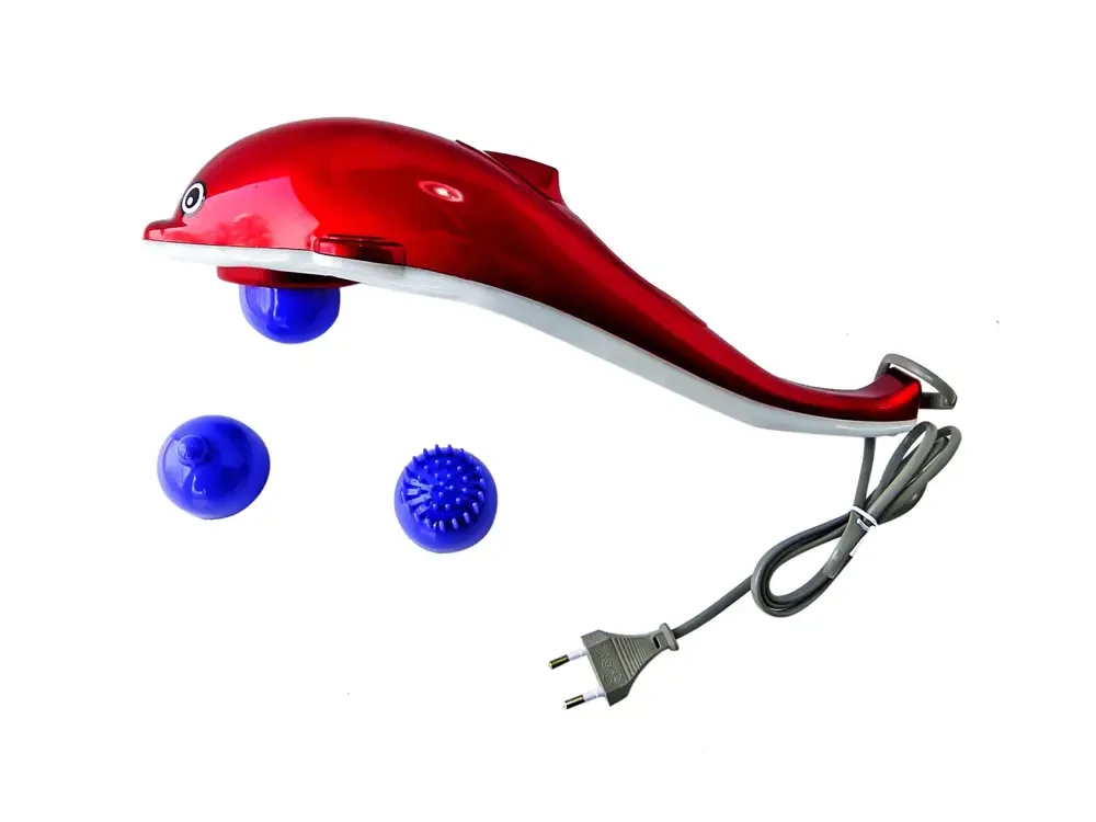 Вібраційний ручний масажер для тіла інфрачервоний дельфін infrared massager JT-889