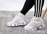 Жіночі кросівки Nike Shox TL White Metallic Silver AV3595-100, фото 4