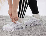 Жіночі кросівки Nike Shox TL White Metallic Silver AV3595-100, фото 9