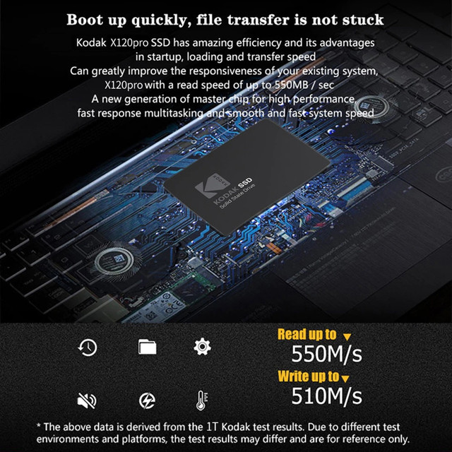 Kodak X120 Pro SSD, 512 Gb, цена: 2252 ₴, купить на Prom.ua