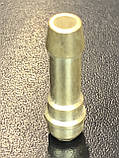 Ніпель d 6 мм ДОНМЕТ (латунний), фото 4