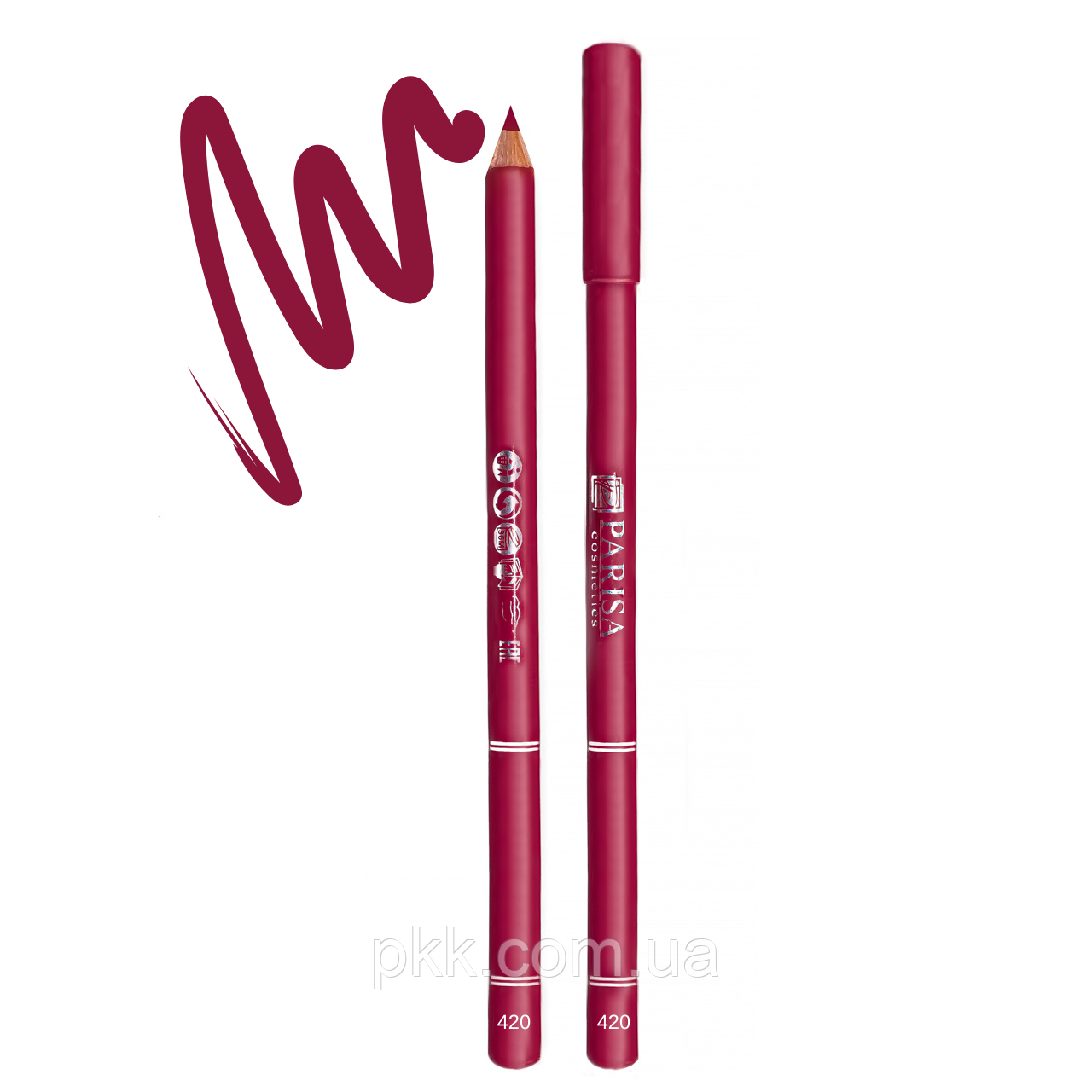 Олівець для губ Parisa Cosmetics Lip Professional Pencil № 420