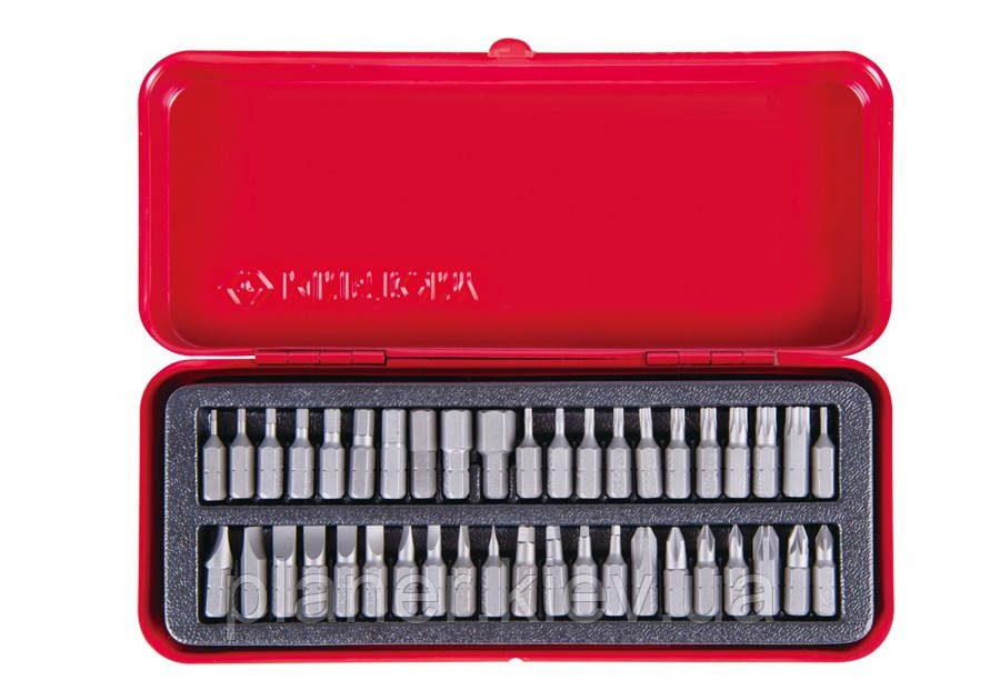 Набір вставок (біт) 1/4", TORX, HEX, PZ, PH, SLOT, 42 пр. KING TONY 1042CQ