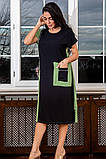 Сукня жіноча штапельна повсякденна Туреччина, фото 4