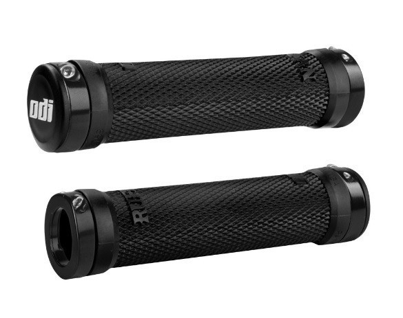 Гріпси ODI Ruffian MTB Lock-On Bonus Pack Black w/Black Clamps, чорн з чорн замками