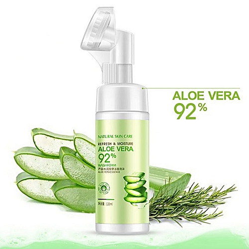 Мусс-пеня для миття очищаючої Bieaqua Aleo Essence з силіконовою щіточкою