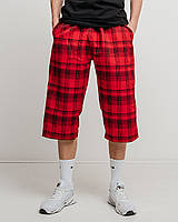 Чоловічі бриджі (плащівка), червоного кольору