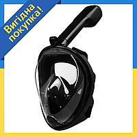 Маска для подводного плавания Tribord Easybreath Black | Маска для дайвинга c креплением для камеры GoPro