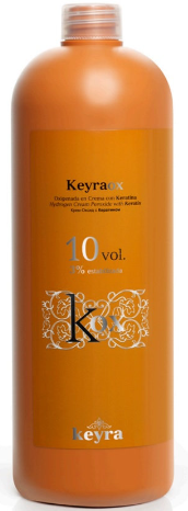 Окисник для волосся з кератином 3% Keyra Oxidant Keratin KeyraOX 10 Vol (Іспанія)