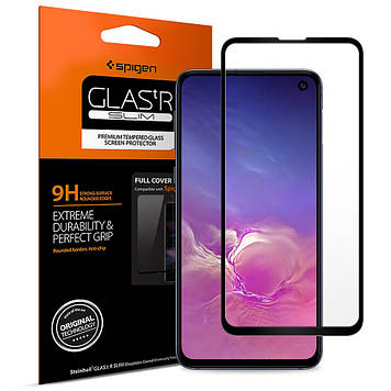 Захисне скло Spigen для Samsung Galaxy S10e GLAS.tR Full Cover, Black (609GL26003)