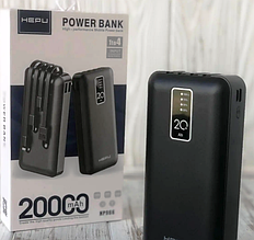 Повербанк Power Bank HEPU HP966 20000mAh / реальна місткість