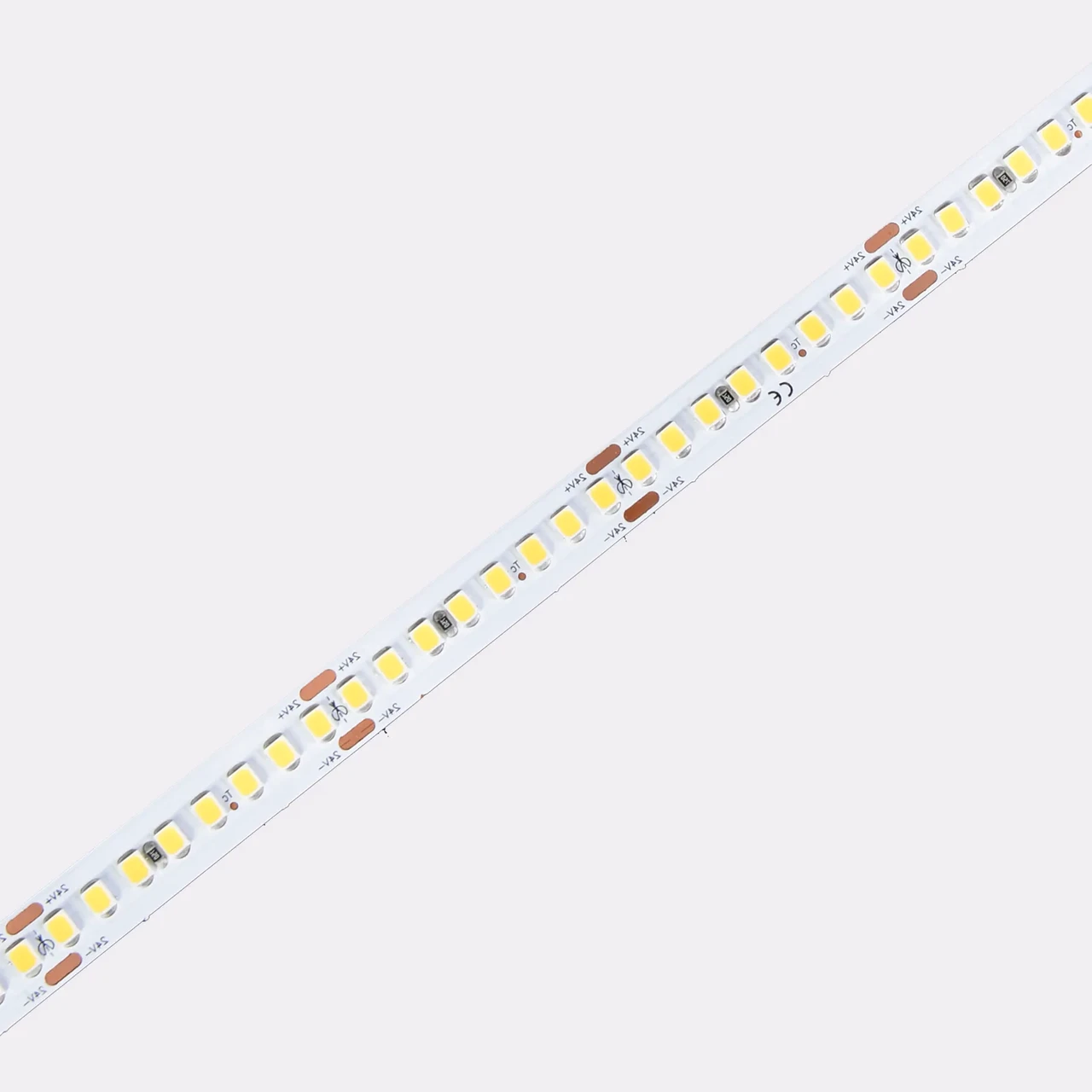 Світлодіодна стрічка COLORS, 24V, 192 led/m, 17.6W, 2380Lm, IP20, 3000K (D8192-24V-10mm-WW)