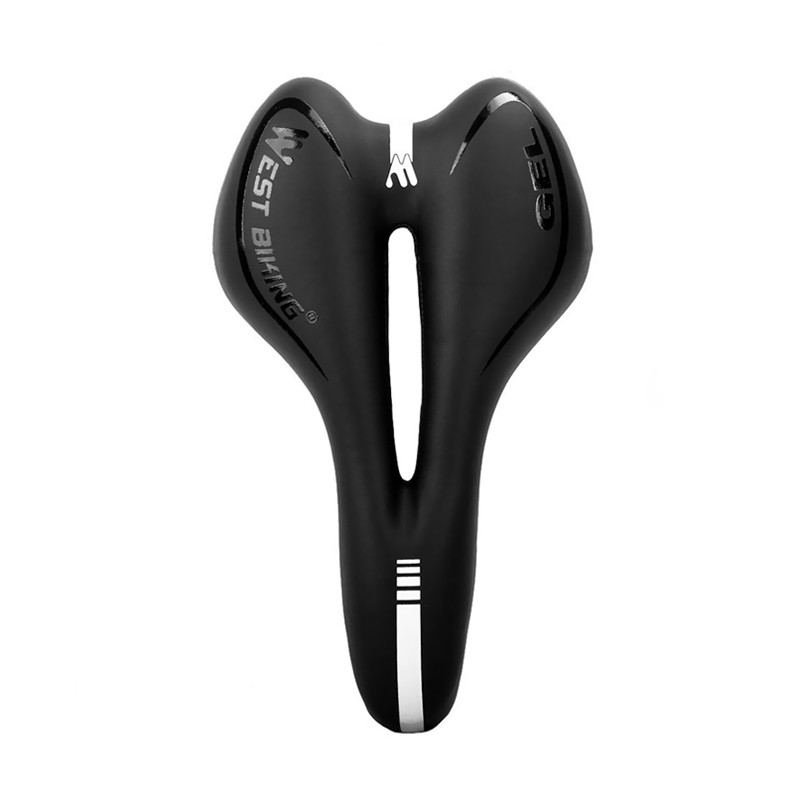 Велосипедное Седло West Biking 0801071 с Отверстием Black + Gray ...