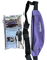 Cпортивна сумка для бігу sport bag Сірий, Чорний, Фіолетовий.