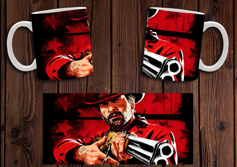 Чашка "Red Dead Redemption 2" / Кружка RDR2 №7