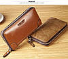 Чоловічий стильний клатч WEIXIER з PU шкіри. Чоловічий шкіряний гаманець портмоне зі шкіри, фото 6