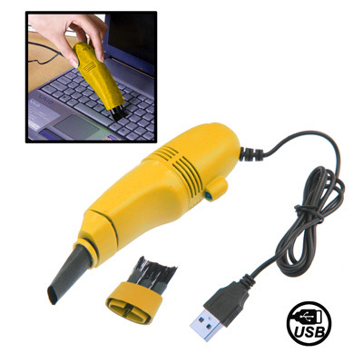 Пилосос USB для клавіатури Жовтий