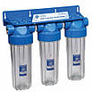 Корпус фільтра Aquafilter FHPRCL12-B-TRIPLE, фото 3