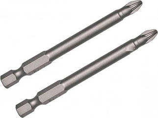 Насадка викруткова USH: подовжена, "PHILIPS" PH2 x 70 мм, пак. 2 шт. (Німеччина)