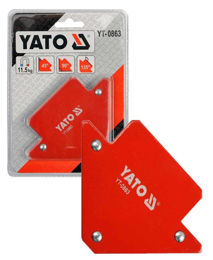 Магніт Для Зварювання 11.5 кг, 45°, 90°, 135° YATO (YT-0863)