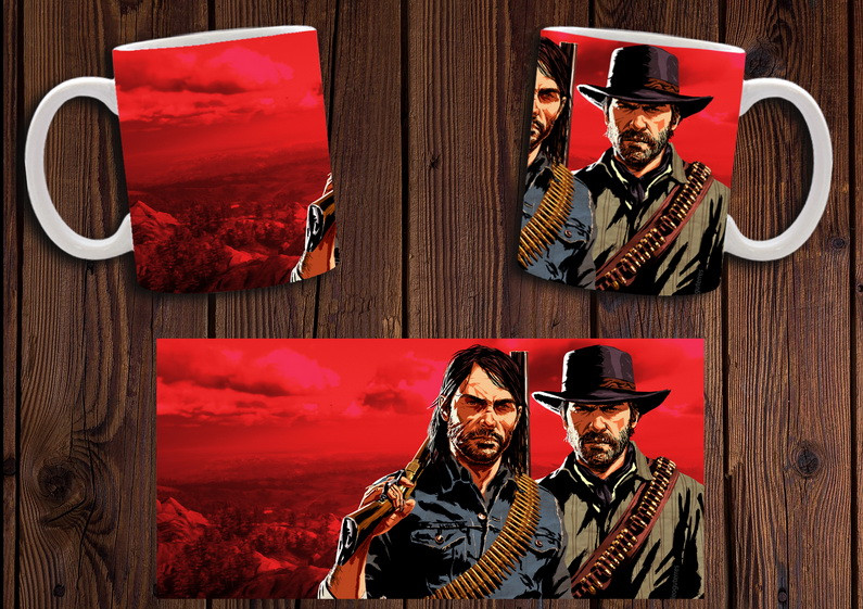 Чашка "Red Dead Redemption 2" / Кружка RDR2 №14