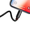 Кабель зарядний Baseus Three Primary Colors 3-in-1 MicroUSB/Lightning/Type-C Black 1.2 м (CAMLT-LSY01), фото 3