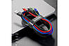 Кабель зарядный Baseus 4 в 1 Type-C-2 шт/ Micro USB/ Lightning 3.5А 1.2 м Black (CA1T4-Q01), фото 4