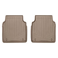 Килимки в салон (задні) Audi A8 2011- бежеві LONG 454202 WeatherTech