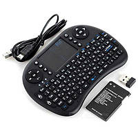 Беспроводная мини клавиатура с тачпадом для смарт приставки андроид Rt-mwk08 (Smart TV / Android TV)