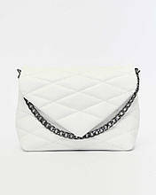 Жіноча сумка Шейла 24*16*7 см біла екошкіра