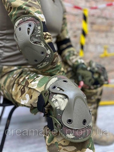 Купить Наколенники налокотники армейские тактические Мультикам комплект ...