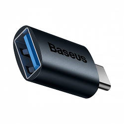 Переходник-адаптер Baseus Ingenuity Series Type-C Male to USB 3.1 Female Mini OTG Blue (ZJJQ000003)