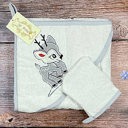 Рушник для купання малюка Розмір: 70х80 см (03441-2)