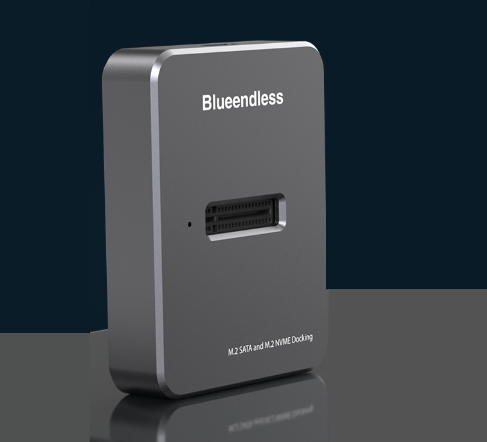 Док станція для M2 SSD NVMe (PCIe) та NGFF (Sata) USB 3.1 Gen2 Type-C Blueendless SD03 Original