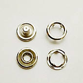 Кнопка трикотажна (Бейбі) (1440 шт) 9,5мм, нікель