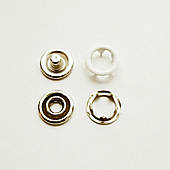 Кнопка трикотажна (Бейбі) (1440 шт) 9,5мм біле кільце