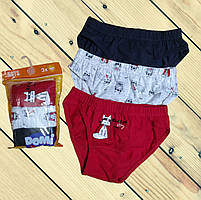 Труси для хлопчика в упаковці 3 шт Розмір 110-116 122-128 134-140