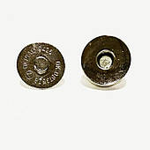 Кнопка магніт (100 шт) 18мм нікель