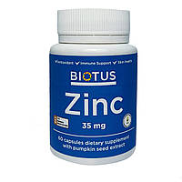 Цинк (Zinc) 35 мг 30 капсул