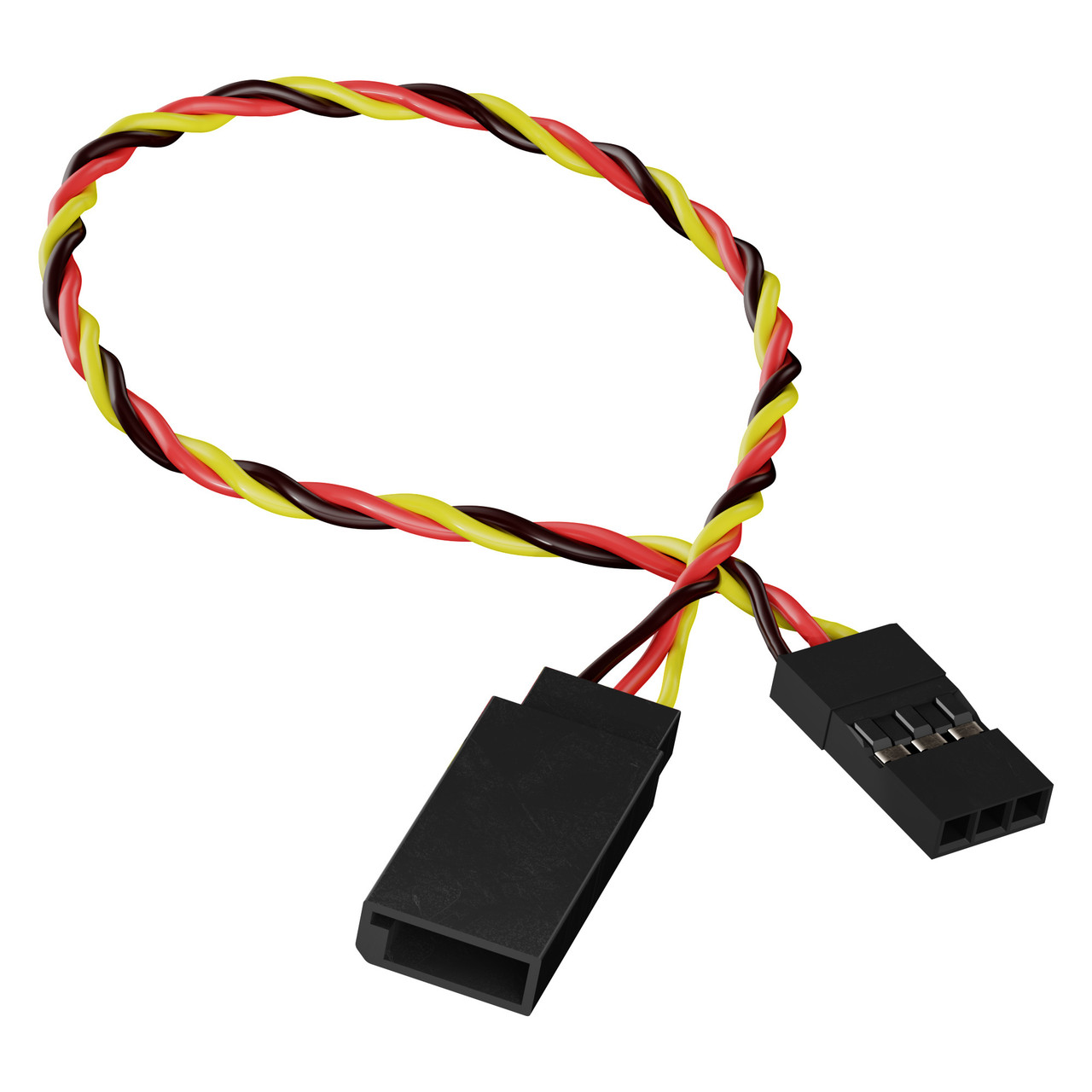 Подовжувач 22AWG для сервоприводів JR скручений (30 см) (HM), фото 1