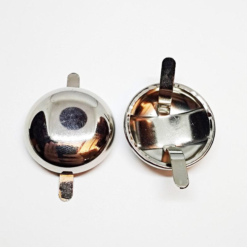 Прикраса для сумок "Півсфера" (100 шт), метал.