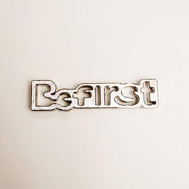 Прикраса для сумок "Be first" пришивна (100 шт), метал.