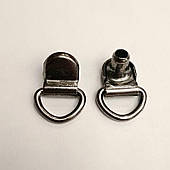 Петля взуттєва під розвальцювання "італійська" (1000 шт), оксид