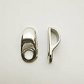 Петля взуттєва під заклепку (1000 шт), лита, нікель