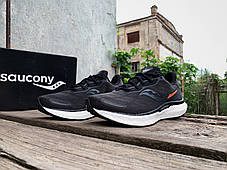 Чоловічі кросівки для бігу Saucony Triumph 19 20678-10s Black White чорні Оригінал, фото 3