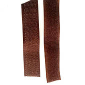 Липучка текстильна 2см (25 м). Коричнева